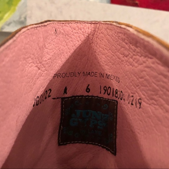 SOLD‼️NIB Junk Gypsy Spirit Animal Boho Ombré Fringe Boots Sz 6 BRAND NEW‼️SOLD - Picture 15 of 16